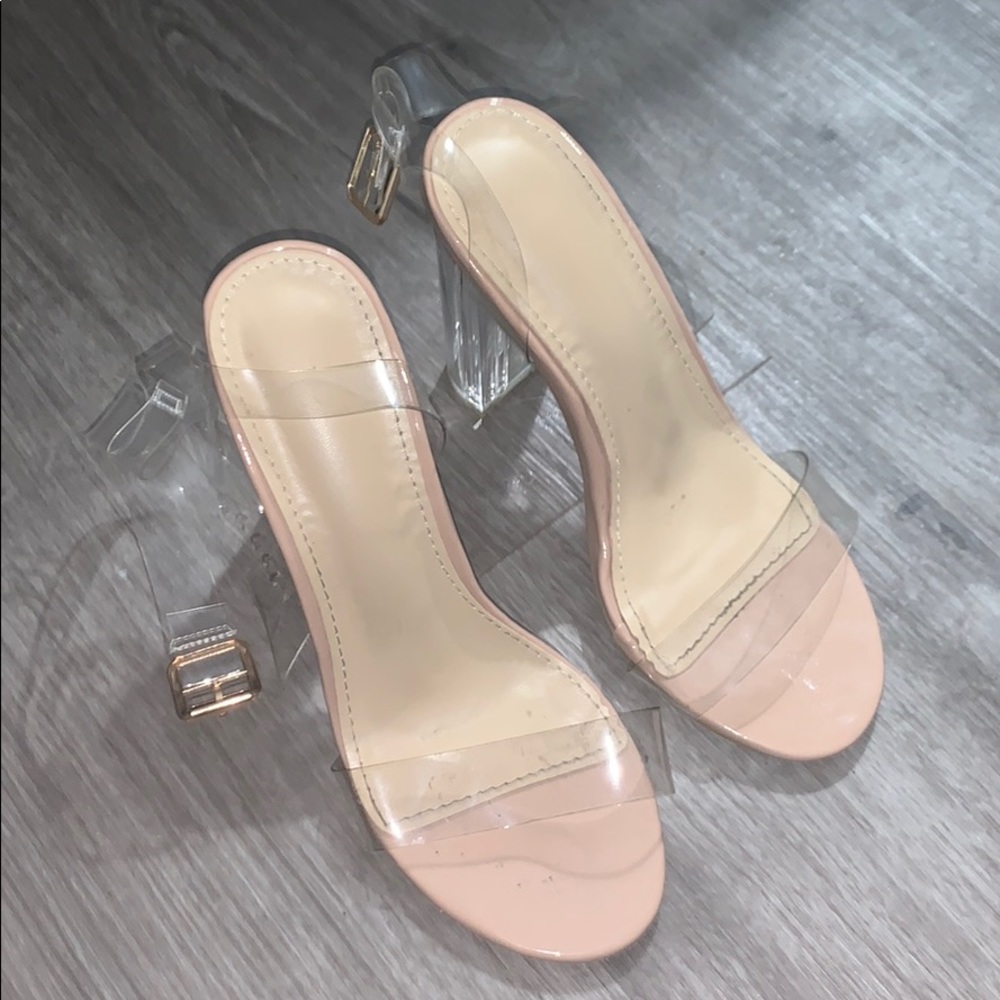 ASOS clear heels
